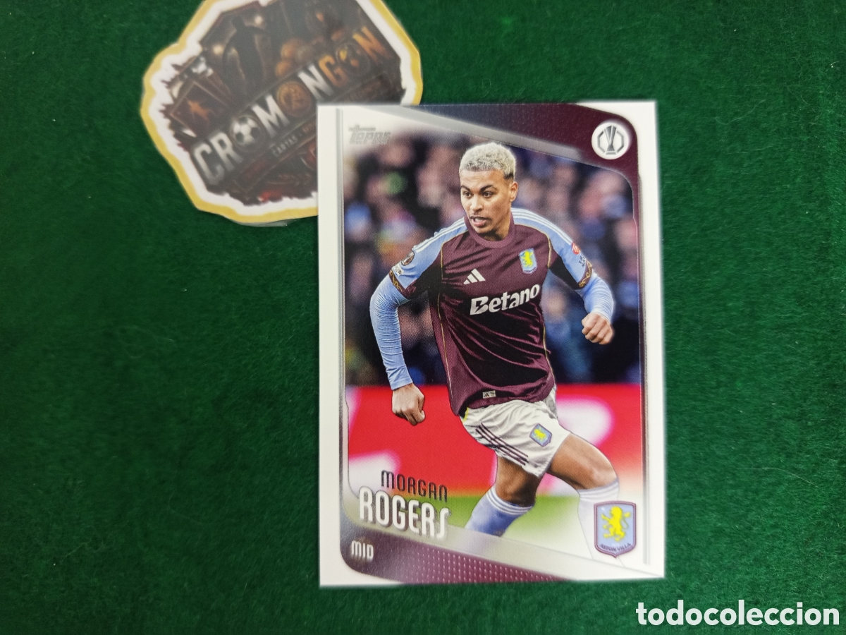 Cromos de Futebol: ❇️ CROMO ⚽ CARD MORGAN ROGERS 197 TOPPS FLAGSHIP 25 26 2025 2026 - ASTON VILLA ❇️