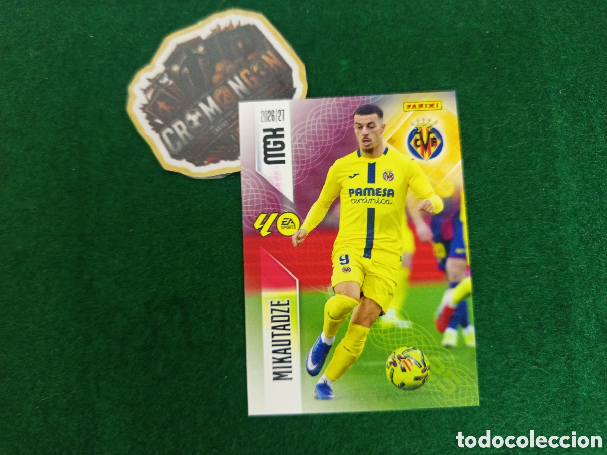 Fu&szlig;ball-Sticker: ❇️ CROMO ⚽ CARD MIKAUTADZE VILLARREAL 376 26 27 MEGACRACKS MGKS PANINI ❇️
