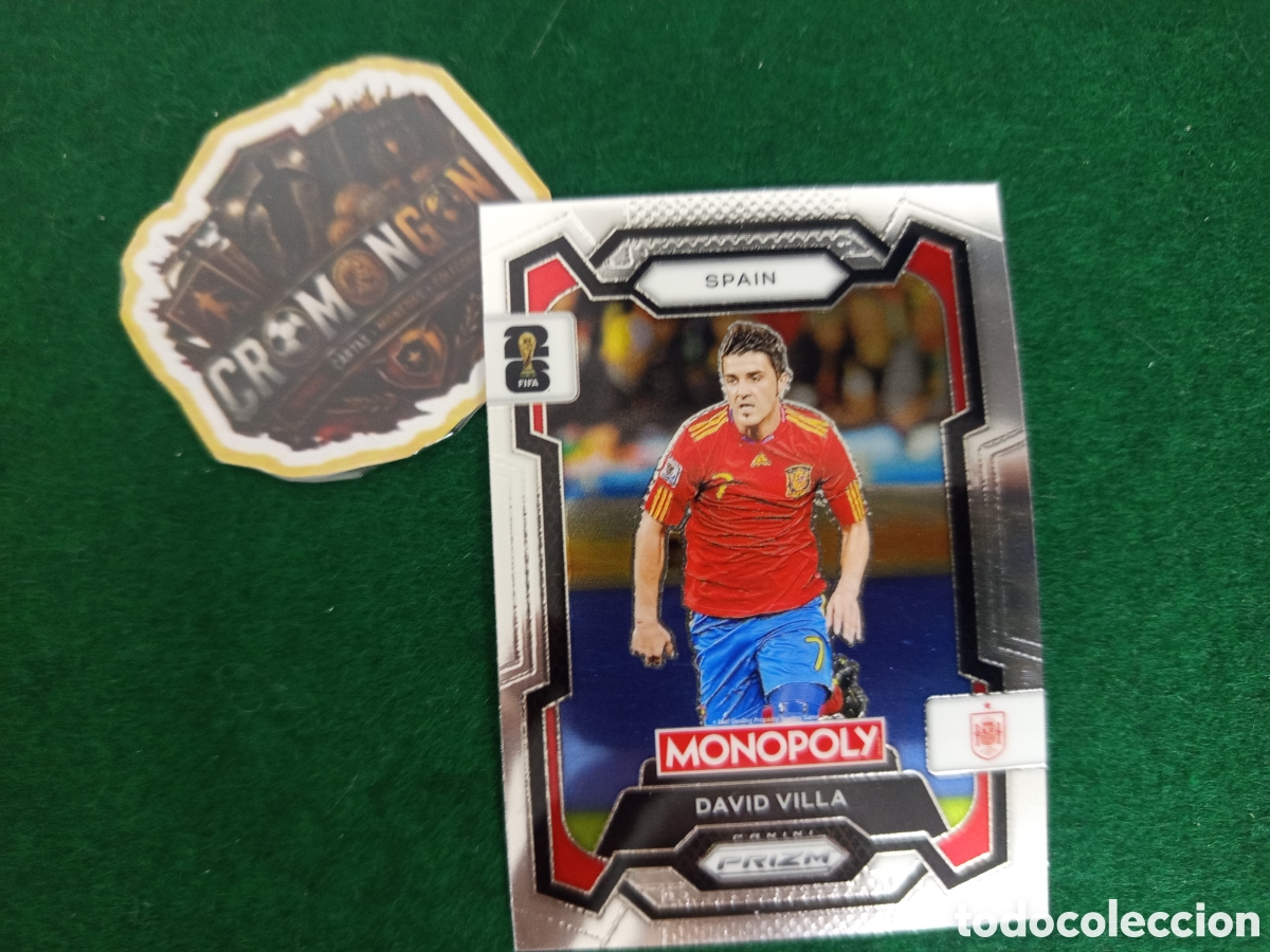 Fu&szlig;ball-Sticker: ❇️ CROMO ⚽ CARD DAVID VILLA PRIZM MONOPOLY MUNDIAL 2026 - ESPA&Ntilde;A ❇️