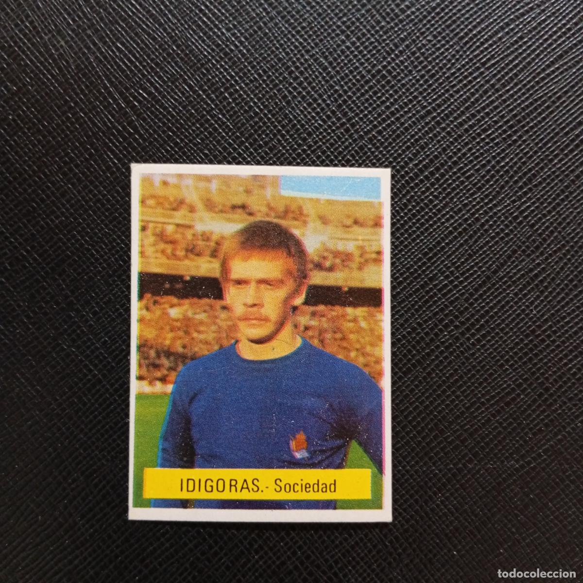 Fu&szlig;ball-Sticker: IDIGORAS REAL SOCIEDAD FINI 1975 1976 CROMO FUTBOL LIGA 75 76 - SIN PEGAR - A70 PG82