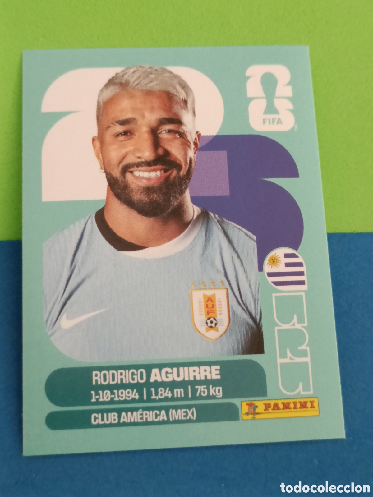 Fu&szlig;ball-Sticker: Panini Mundial Fifa World cup 2026 26 sticker - URU 19 Aguirre