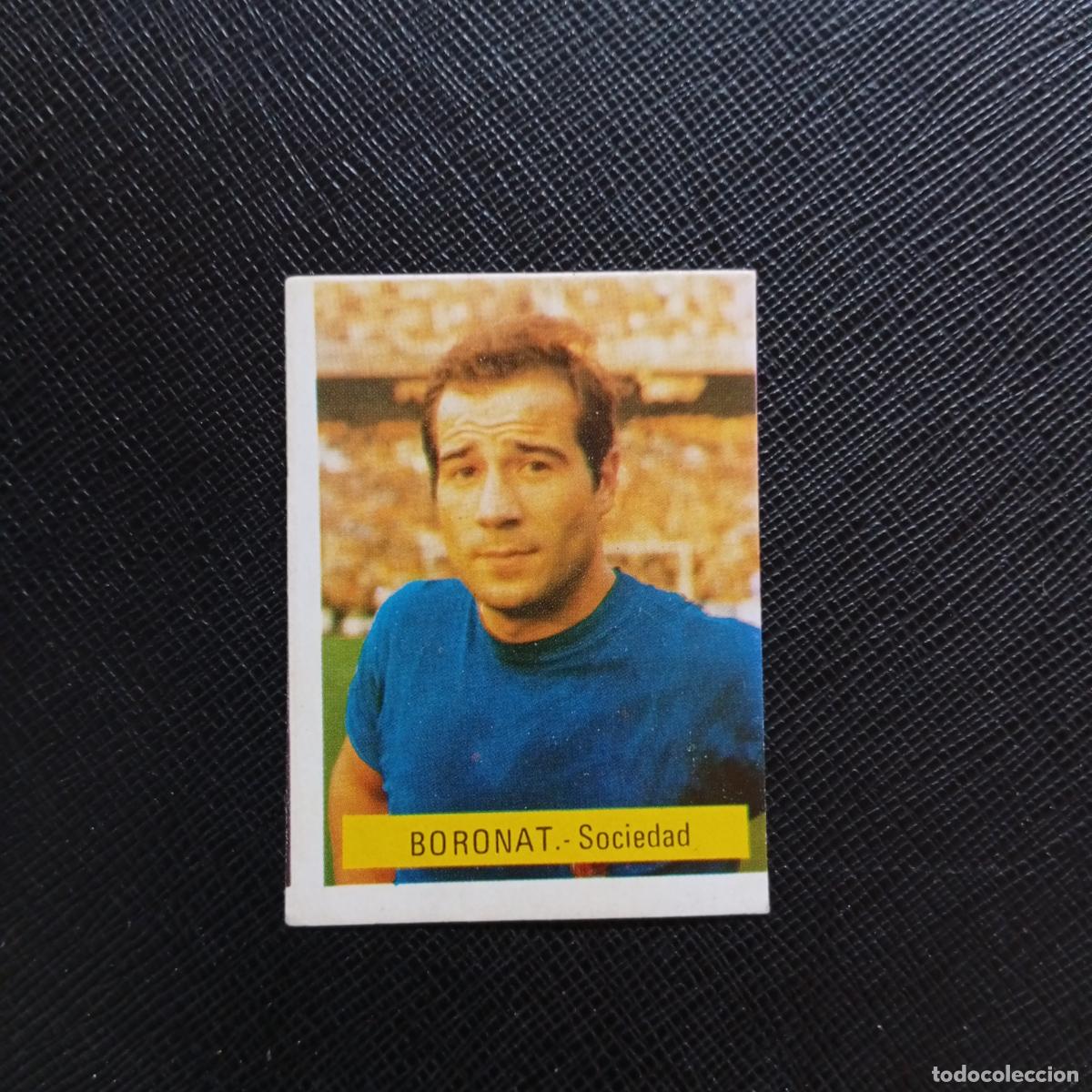 Football Stickers: BORONAT REAL SOCIEDAD FINI 1975 1976 CROMO FUTBOL LIGA 75 76 - SIN PEGAR - A70 PG82