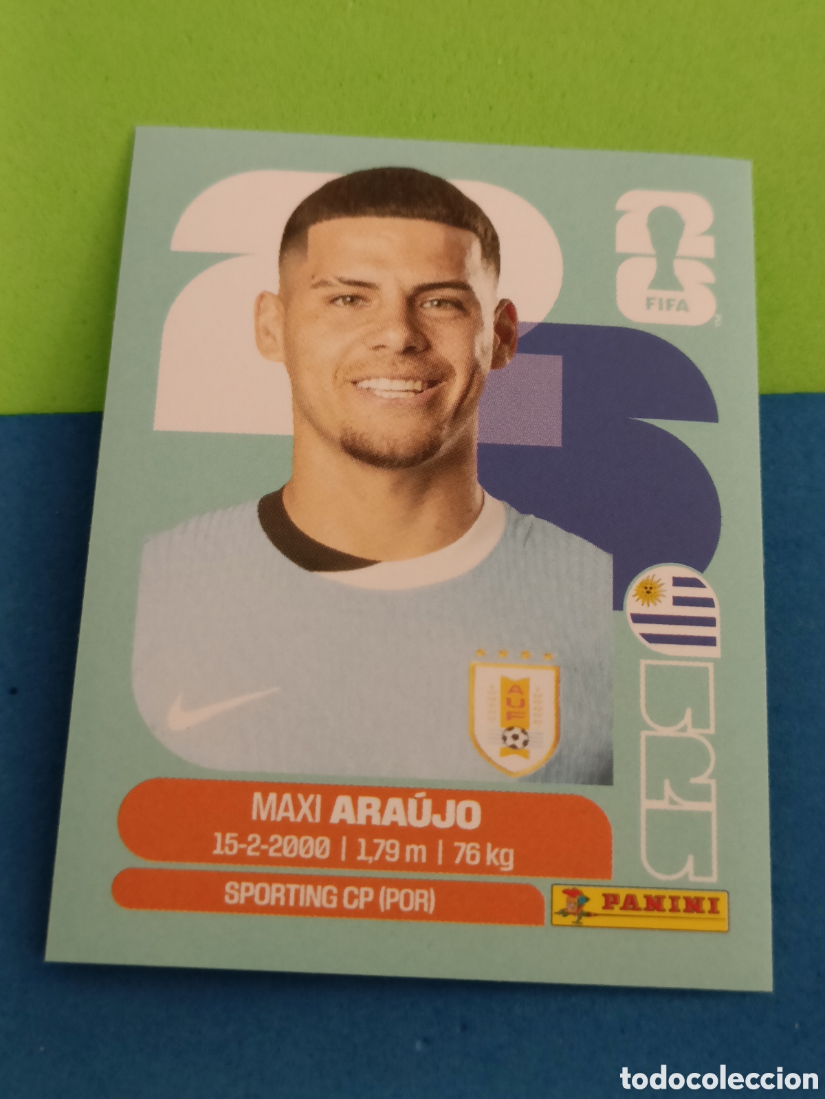 Cromos de f&uacute;tbol: Panini Mundial Fifa World cup 2026 26 sticker - URU 16 Araujo