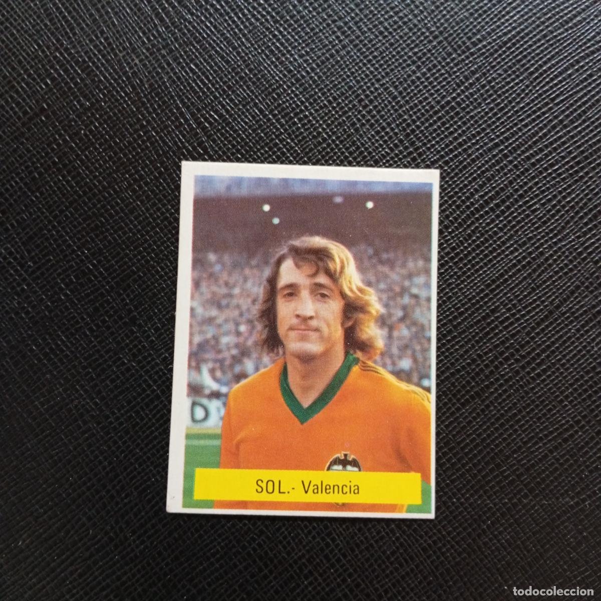 Cromos de f&uacute;tbol: SOL VALENCIA FINI 1975 1976 CROMO FUTBOL LIGA 75 76 - SIN PEGAR - A70 PG91