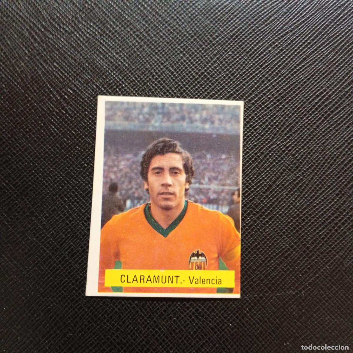 Cromos de f&uacute;tbol: CLARAMUNT VALENCIA FINI 1975 1976 CROMO FUTBOL LIGA 75 76 - SIN PEGAR - A70 PG91