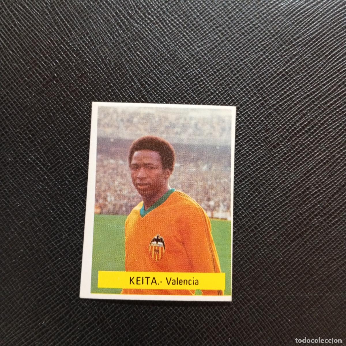 Cromos de f&uacute;tbol: KEITA VALENCIA FINI 1975 1976 CROMO FUTBOL LIGA 75 76 - SIN PEGAR - A70 PG91