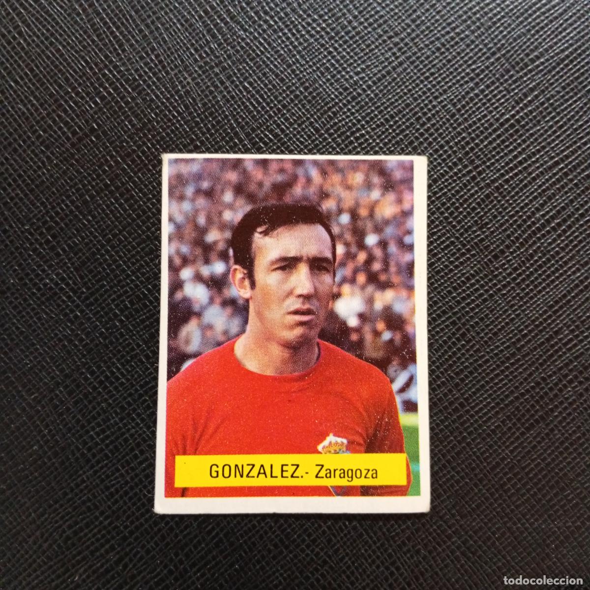 Cromos de f&uacute;tbol: GONZALEZ ZARAGOZA FINI 1975 1976 CROMO FUTBOL LIGA 75 76 - SIN PEGAR - A70 PG91