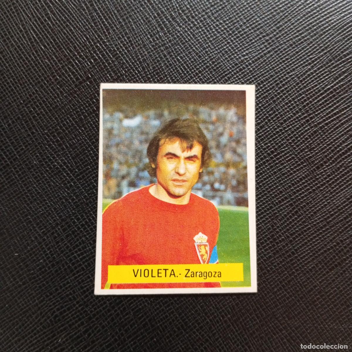 Cromos de f&uacute;tbol: VIOLETA ZARAGOZA FINI 1975 1976 CROMO FUTBOL LIGA 75 76 - SIN PEGAR - A70 PG100