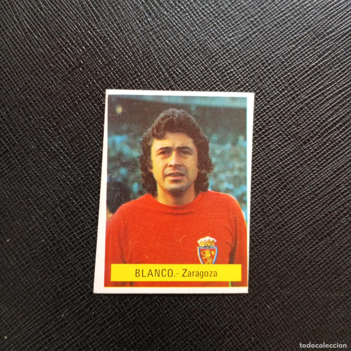 Cromos de f&uacute;tbol: BLANCO ZARAGOZA FINI 1975 1976 CROMO FUTBOL LIGA 75 76 - SIN PEGAR - A70 PG100