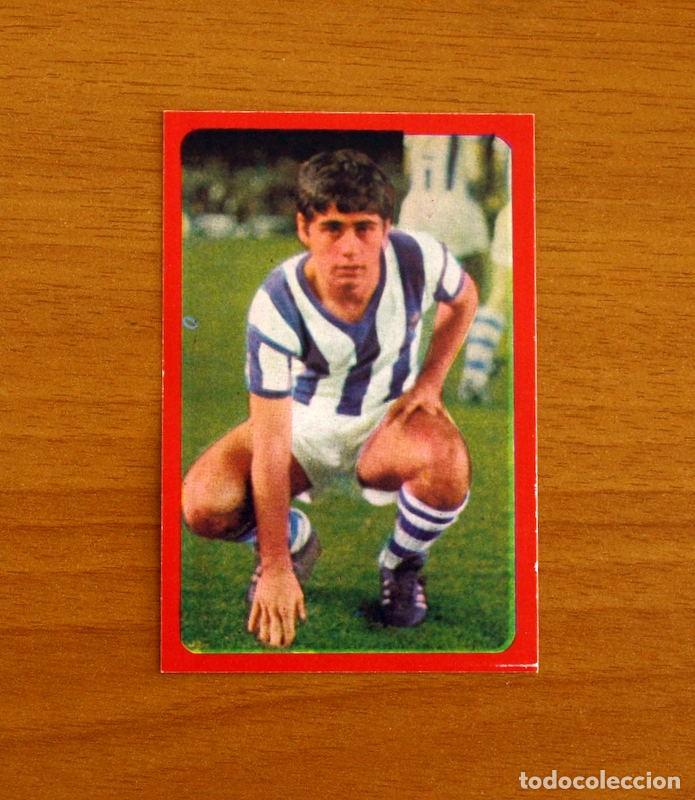Cromos de f&uacute;tbol: Real Sociedad - N&ordm; 235 L&oacute;pez Ufarte - Ruiz Romero 1977-1978, 77-78 - Nunca pegado