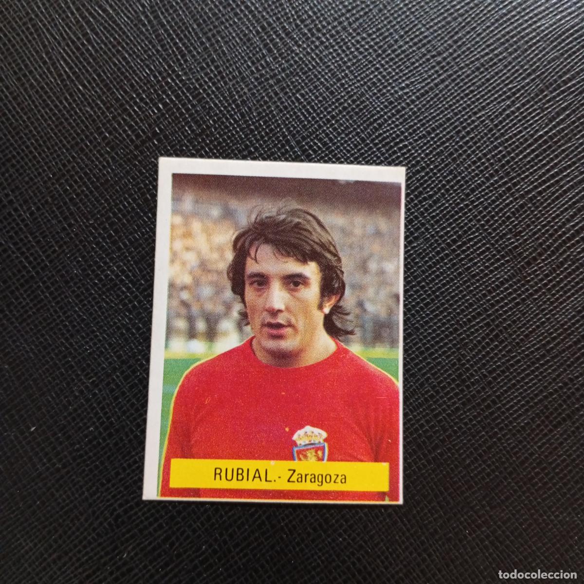Cromos de f&uacute;tbol: RUBIAL ZARAGOZA FINI 1975 1976 CROMO FUTBOL LIGA 75 76 - SIN PEGAR - A70 PG100