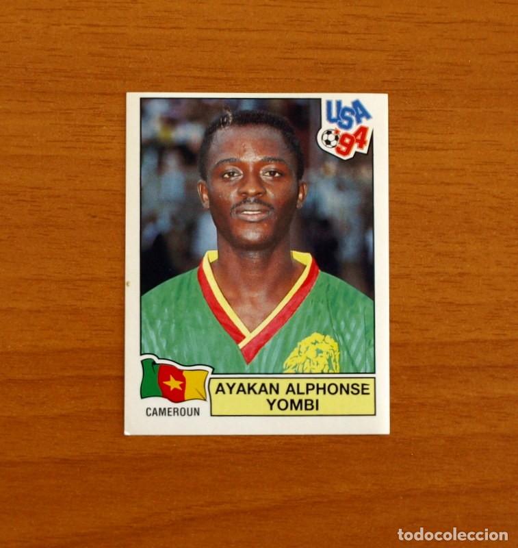 Cromos de f&uacute;tbol: Camer&uacute;n - N&ordm; 133 Ayakan Alphonse Yombi - Usa 94 - Panini 1994 - Nunca pegado