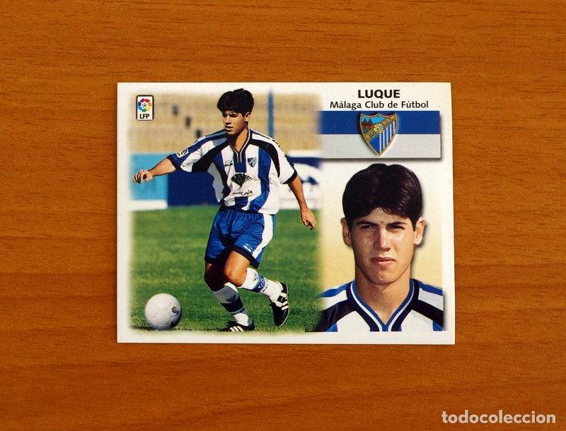 Cromos de f&uacute;tbol: M&aacute;laga - Luque - Fichaje n&ordm; 5 bis - Ediciones Este Liga 1999-2000, 99-00 - Nunca pegado