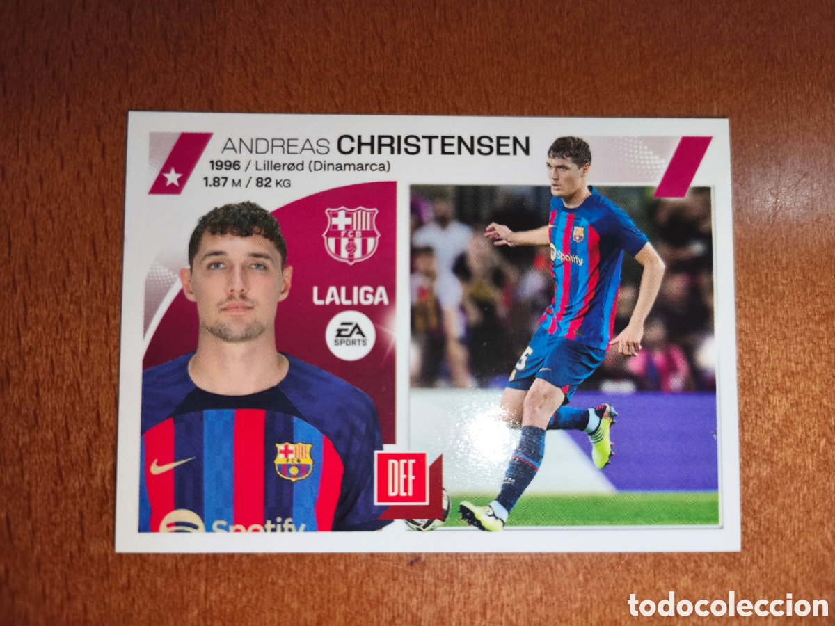 Cromos de f&uacute;tbol: Christensen n&deg;6 liga este 23/24 Barcelona