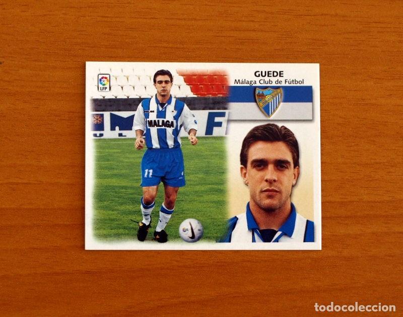 Cromos de f&uacute;tbol: M&aacute;laga - Guede - BAJA - Ediciones Este Liga 1999-2000, 99-00 - Nunca pegado