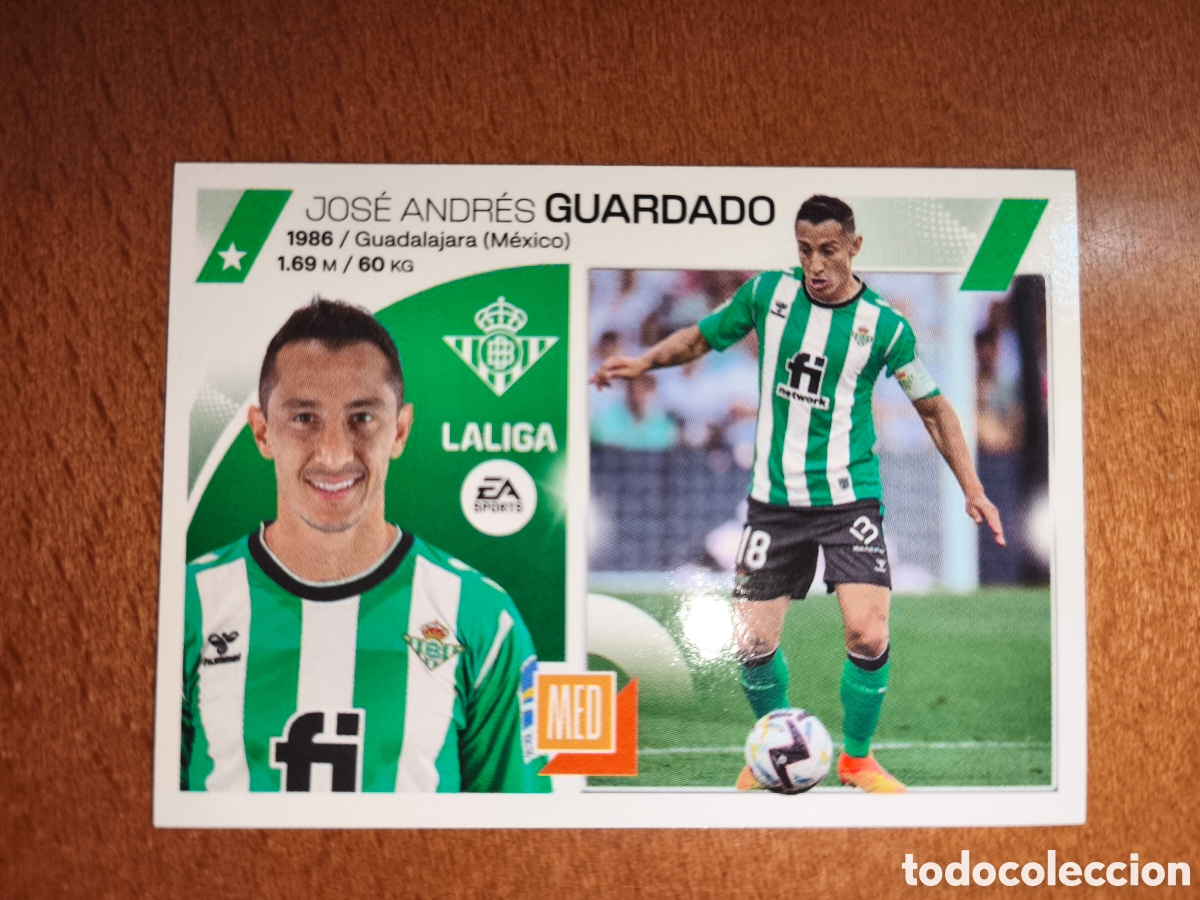 Cromos de f&uacute;tbol: Guardado n&deg;12 B liga este 23/24 Real Betis