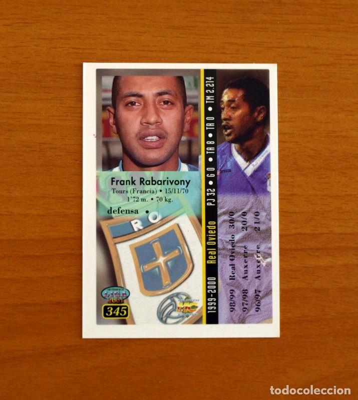 Cromos de f&uacute;tbol: Real Oviedo - N&ordm; 345 Rabarivony - Mundicromo Las Fichas de la Liga 2000-2001, 00-01