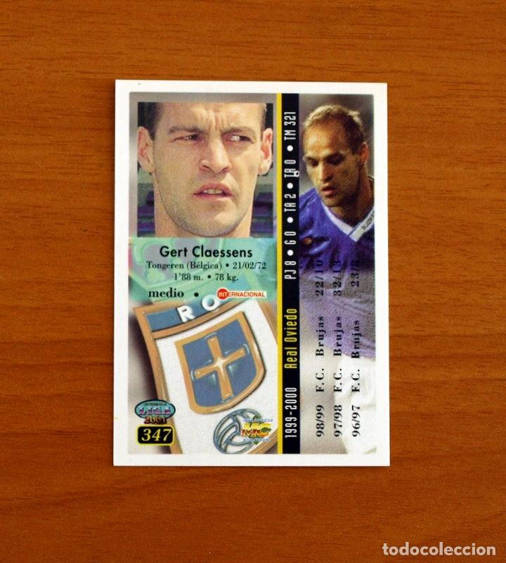 Cromos de f&uacute;tbol: Real Oviedo - N&ordm; 347 Claessens - Mundicromo Las Fichas de la Liga 2000-2001, 00-01