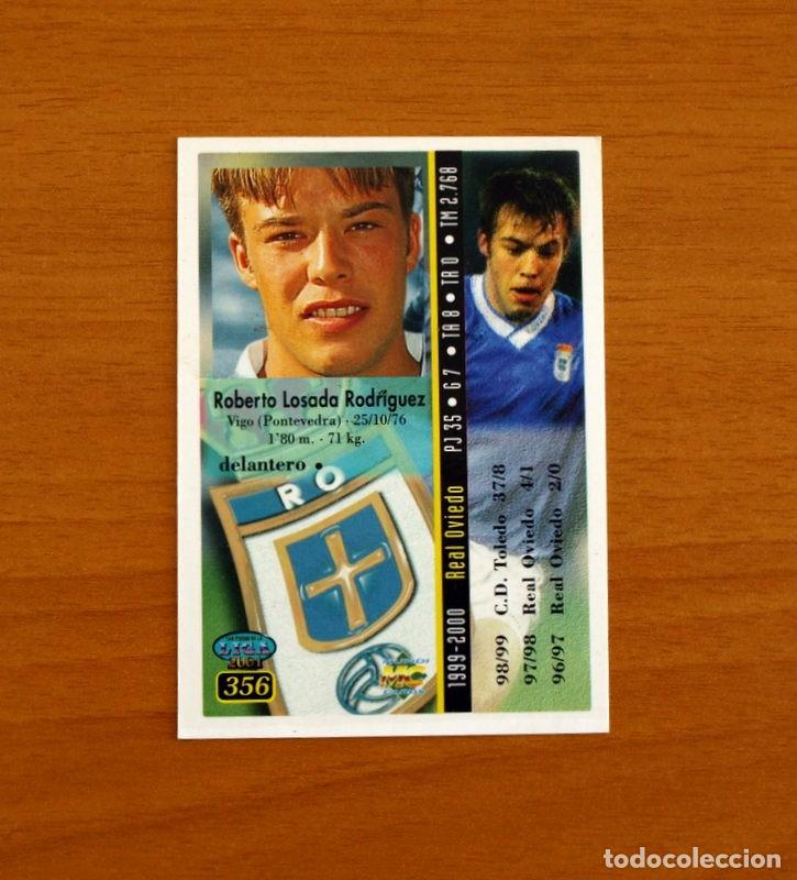 Cromos de f&uacute;tbol: Real Oviedo - N&ordm; 356 Losada - Mundicromo Las Fichas de la Liga 2000-2001, 00-01