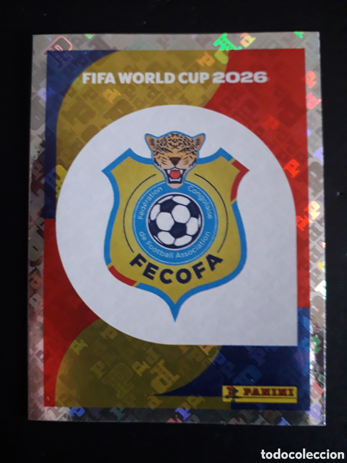 Football Stickers: ESCUDO CONGO COD 1 MUNDIAL F&Uacute;TBOL 2026 FIFA WORLD CUP PANINI SIN PEGAR PEDIDO M&Iacute;NIMO 3&euro;