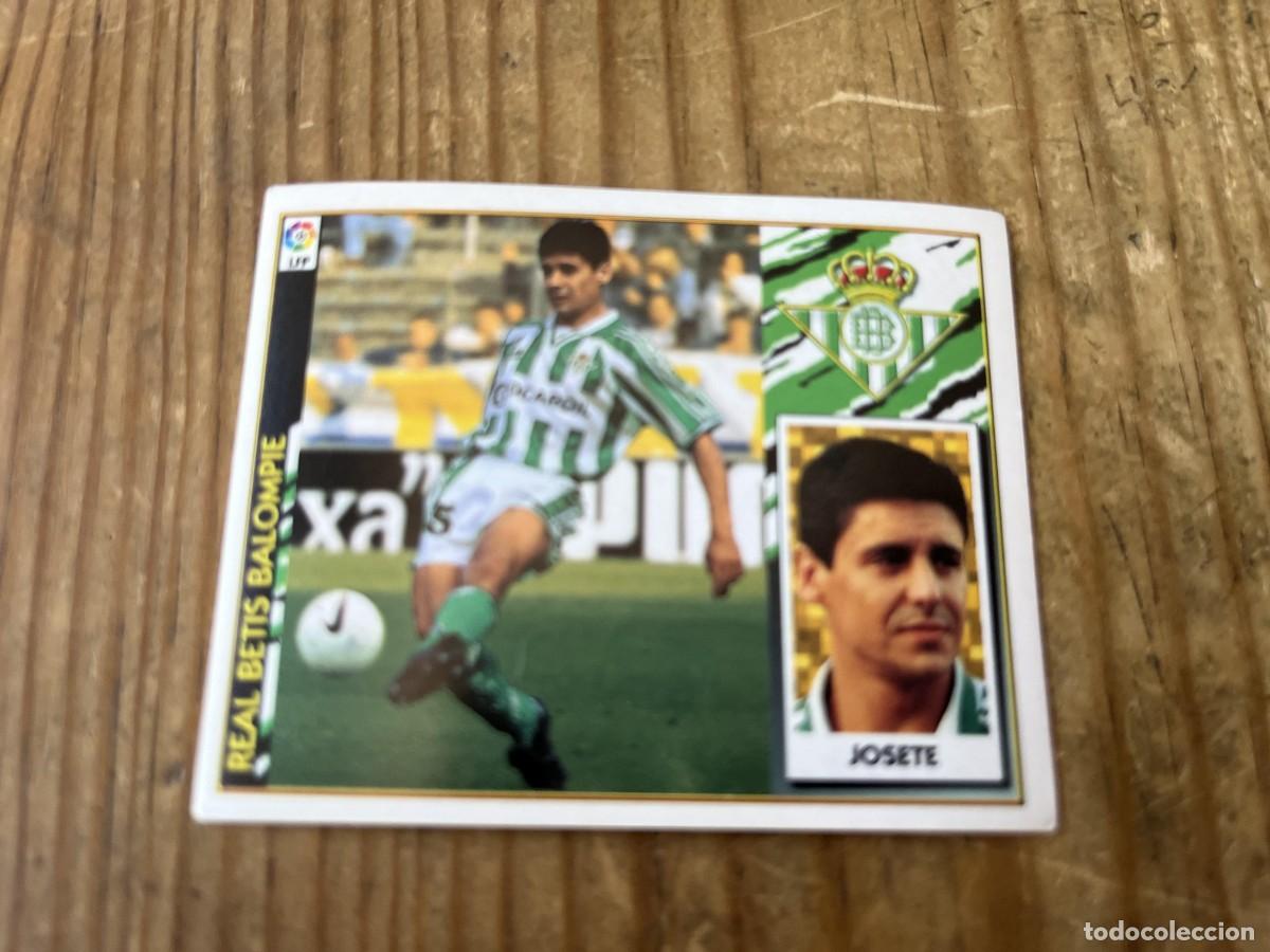 Football Stickers: CROMO SIN PEGAR NUNCA PEGADO ALBUM LIGA ESTE 97 98 1997 1998 REAL BETIS JOSETE