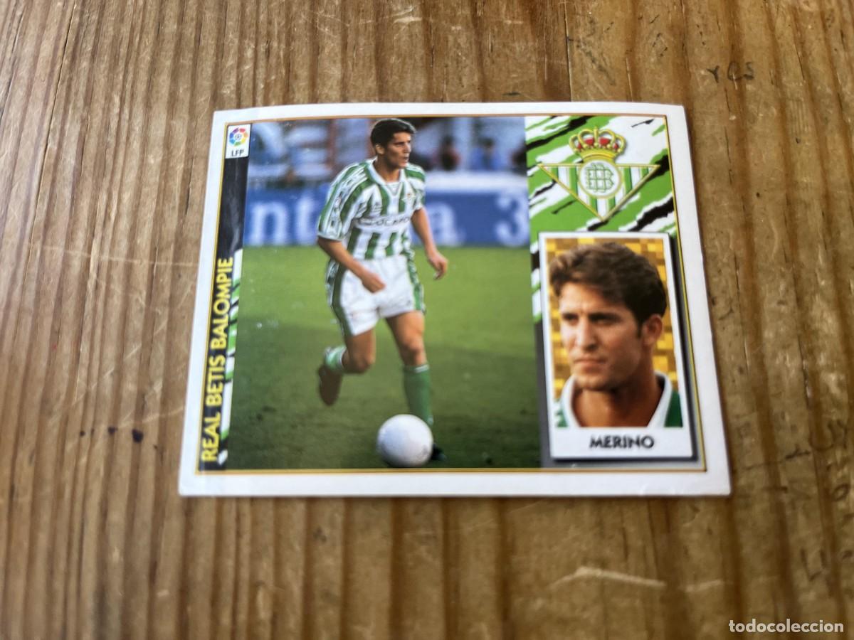 Cromos de f&uacute;tbol: CROMO ALBUM LIGA ESTE 97 98 1997 1998 REAL BETIS MERINO