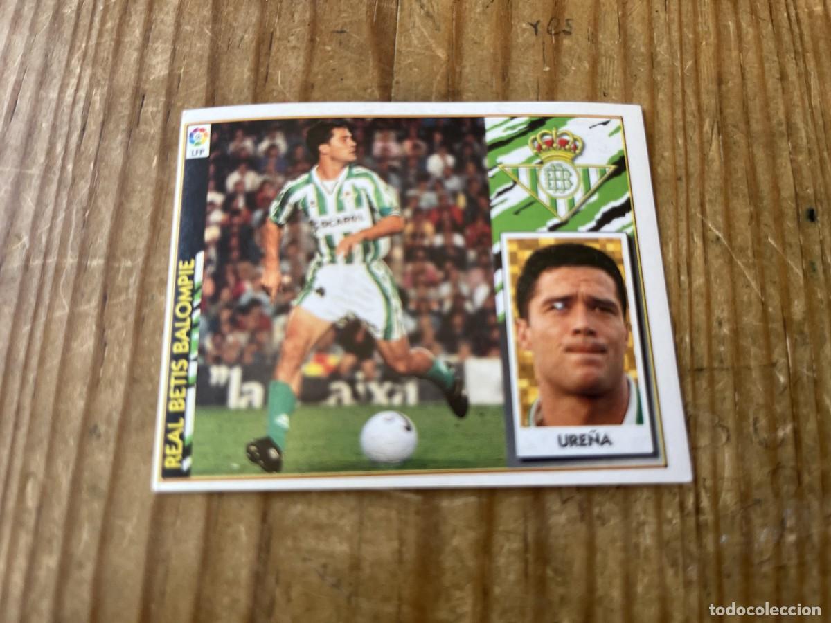 Cromos de f&uacute;tbol: CROMO SIN PEGAR NUNCA PEGADO ALBUM LIGA ESTE 97 98 1997 1998 REAL BETIS URE&Ntilde;A
