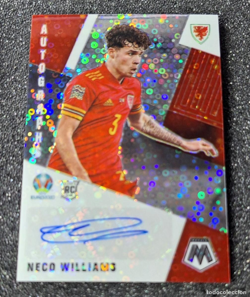 Cromos de f&uacute;tbol: Neco Williams Wales Panini Mosaic Soccer Autographs Rookie RC AM-NW