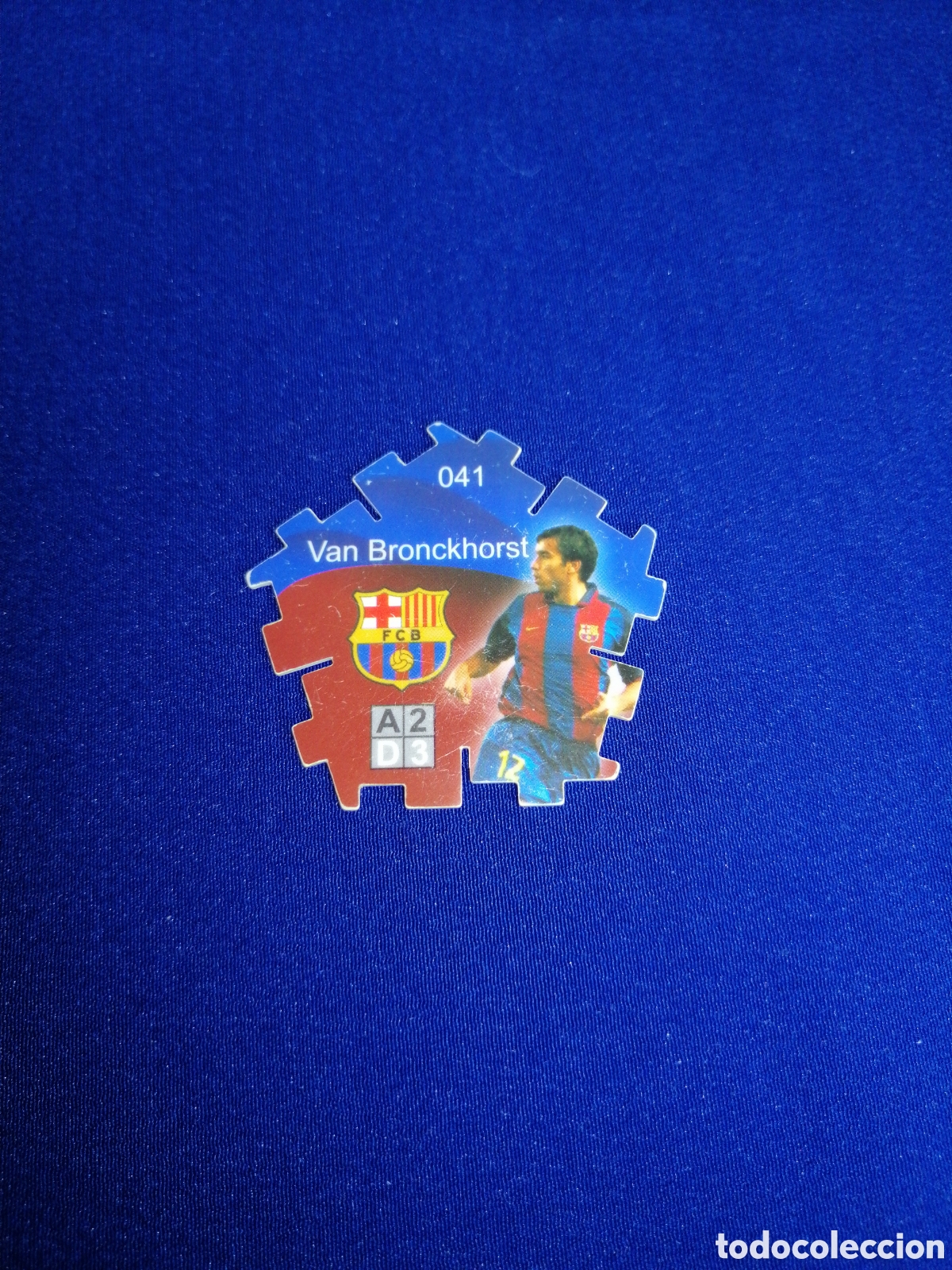Football Stickers: TRICKS GREFUSA LIGA 2004-2005 F. C. BARCELONA VAN BROCKHORST 41