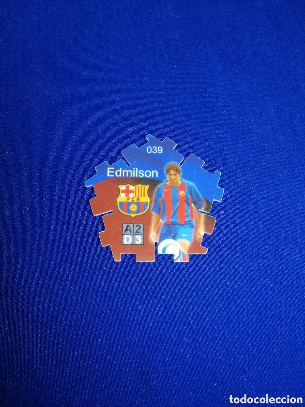 Football Stickers: TRICKS GREFUSA LIGA 2004-2005 F. C. BARCELONA EDMILSON