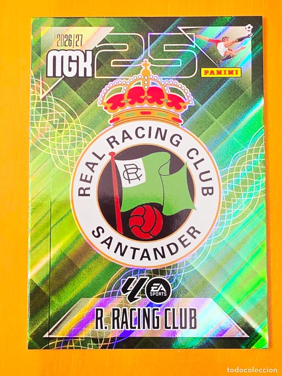 Cromos de f&uacute;tbol: 271 Escudo Racing de Santander, Panini Megacracks MGK 2026 2027 26 27