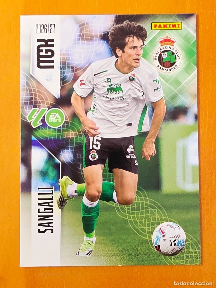 Cromos de f&uacute;tbol: 275 Marco Sangalli, Racing de Santander, Panini Megacracks MGK 2026 2027 26 27