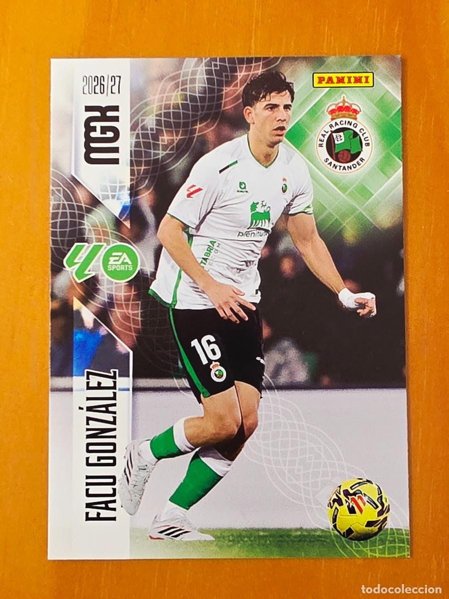 Cromos de f&uacute;tbol: 276 Facu Gonz&aacute;lez, Racing de Santander, Panini Megacracks MGK 2026 2027 26 27