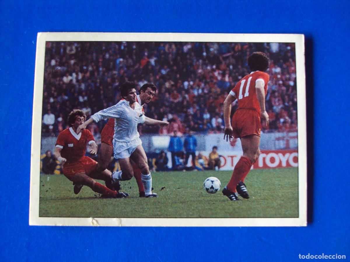 Football Stickers: CROMO N&ordm; 110 SANTILLANA VS LIVERPOOL &Aacute;LBUM COLECCI&Oacute;N REAL MADRID 95 96 1995 1996 PANINI NUNCA PEGADO