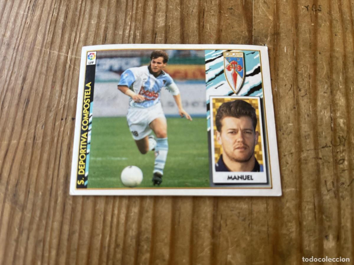 Cromos de f&uacute;tbol: CROMO SIN PEGAR NUNCA PEGADO ALBUM LIGA ESTE 97 98 1997 1998 COMPOSTELA MANUEL