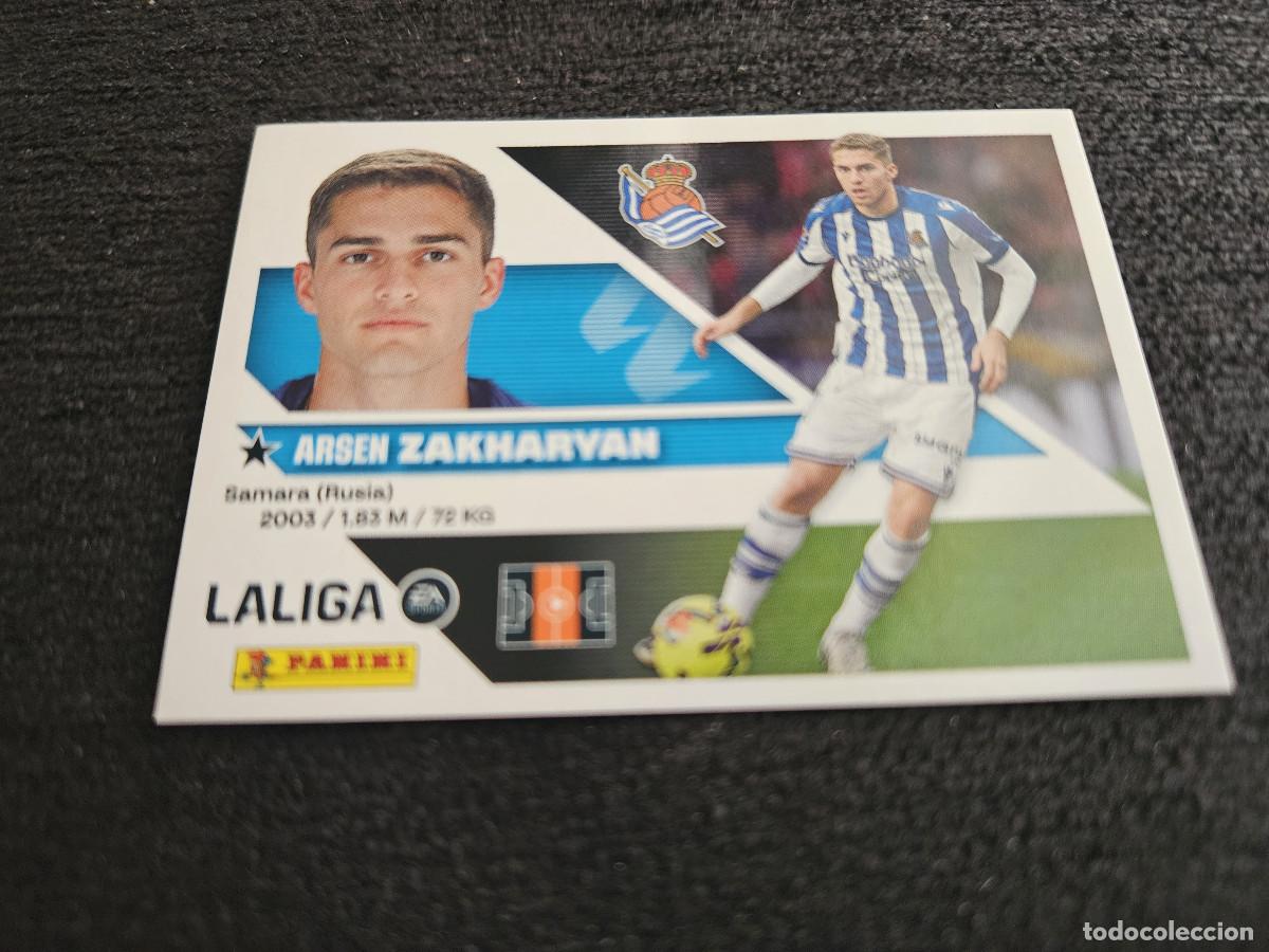 Cromos de f&uacute;tbol: LIGA ESTE 2026 2027 26 27 ZAKHARYAN REAL SOCIEDAD N&ordm; 13B (SEGUNDA EDICI&Oacute;N)