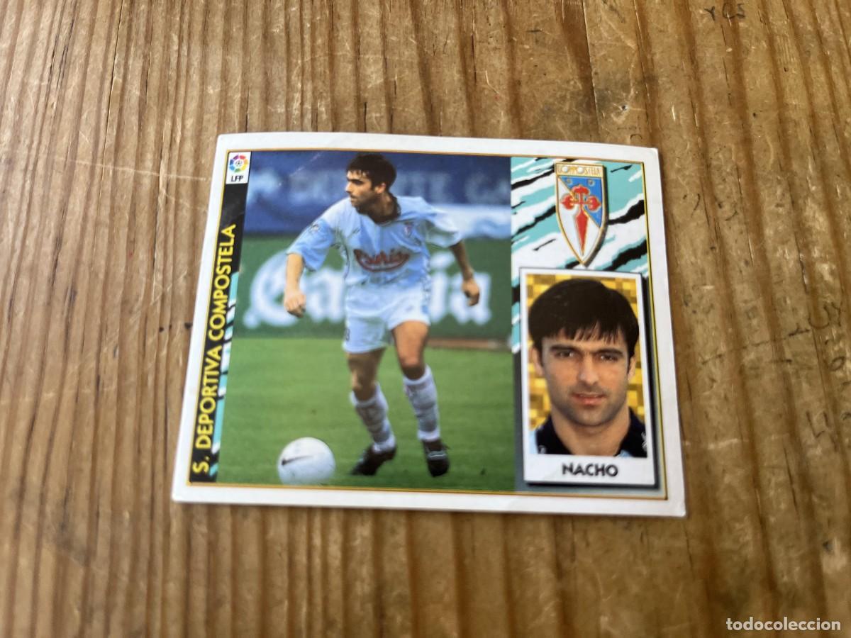 Fu&szlig;ball-Sticker: CROMO SIN PEGAR NUNCA PEGADO ALBUM LIGA ESTE 97 98 1997 1998 COMPOSTELA NACHO