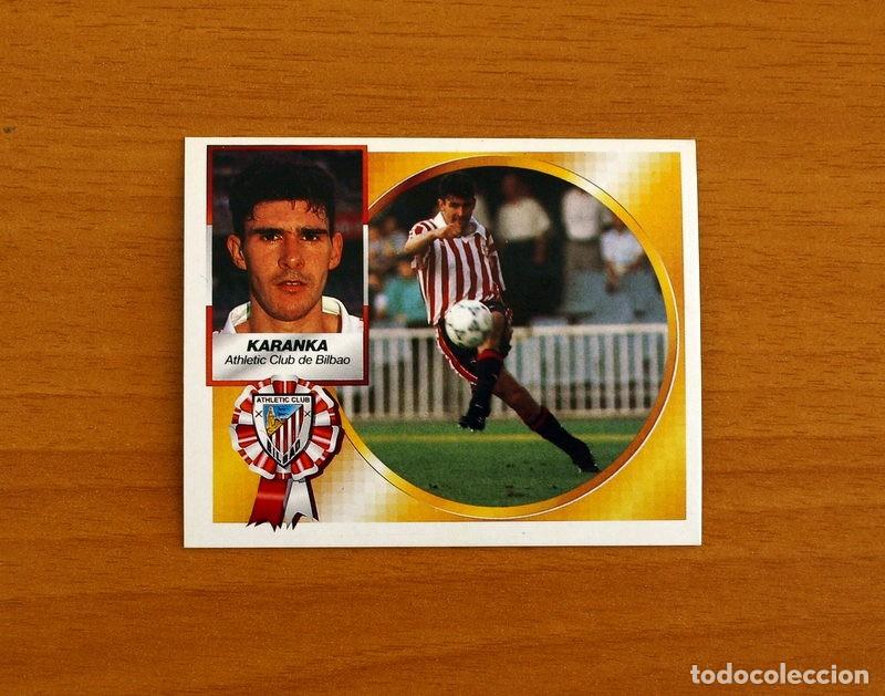 Fu&szlig;ball-Sticker: Athletic de Bilbao - Karanka - Versi&oacute;n - Ediciones Este Liga 1994-1995, 94-95 - Nunca pegado