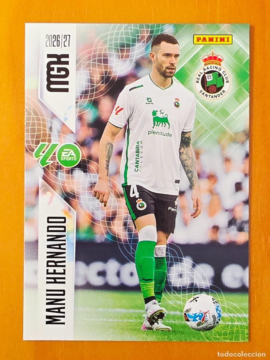 Fu&szlig;ball-Sticker: 278 Manu Hernando, Racing de Santander, Panini Megacracks MGK 2026 2027 26 27