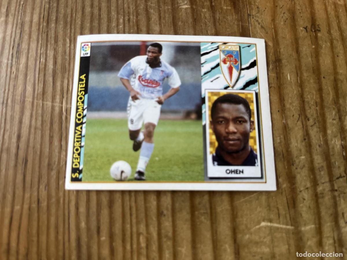 Fu&szlig;ball-Sticker: CROMO SIN PEGAR NUNCA PEGADO ALBUM LIGA ESTE 97 98 1997 1998 COMPOSTELA OHEN