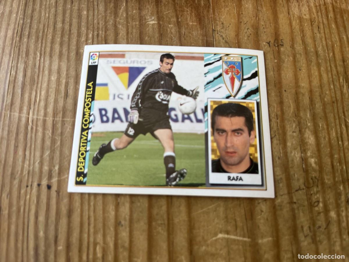 Figurine di Calcio: CROMO SIN PEGAR NUNCA PEGADO ALBUM LIGA ESTE 97 98 1997 1998 COMPOSTELA RAFA