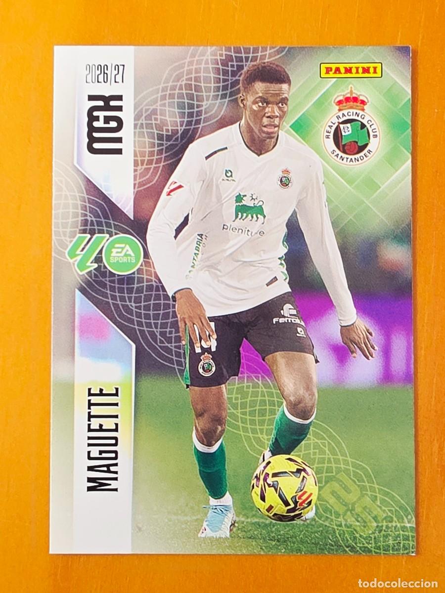 Figurine di Calcio: 280 Gueye Maguette, Racing de Santander, Panini Megacracks MGK 2026 2027 26 27
