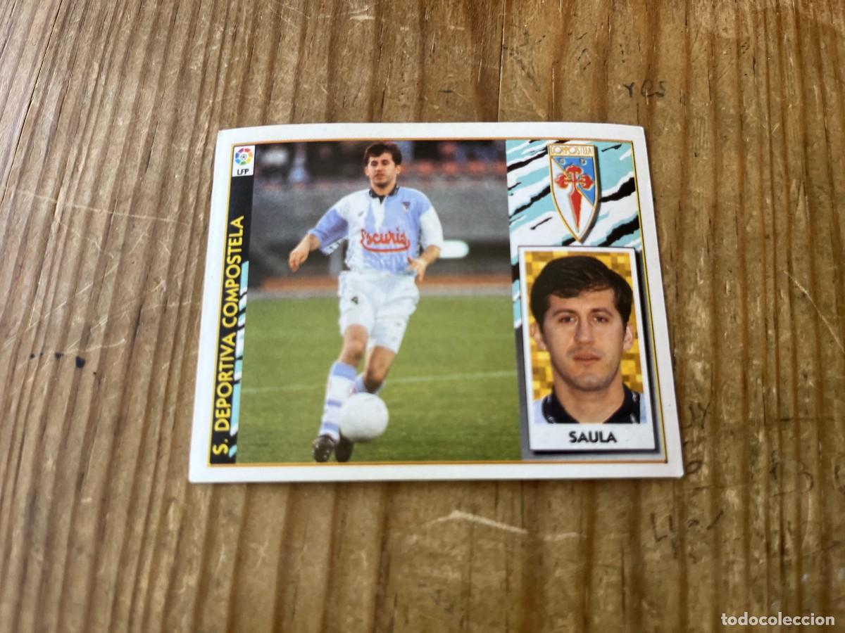 Figurine di Calcio: CROMO SIN PEGAR NUNCA PEGADO ALBUM LIGA ESTE 97 98 1997 1998 COMPOSTELA SAULA