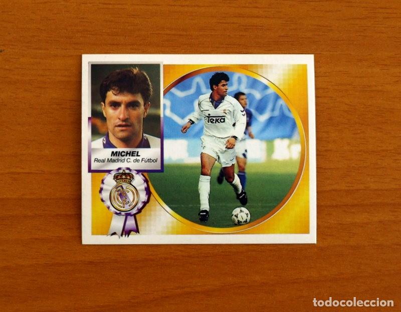 Figurine di Calcio: Real Madrid - Michel - Ediciones Este Liga 1994-1995, 94-95 - Nunca Pegado