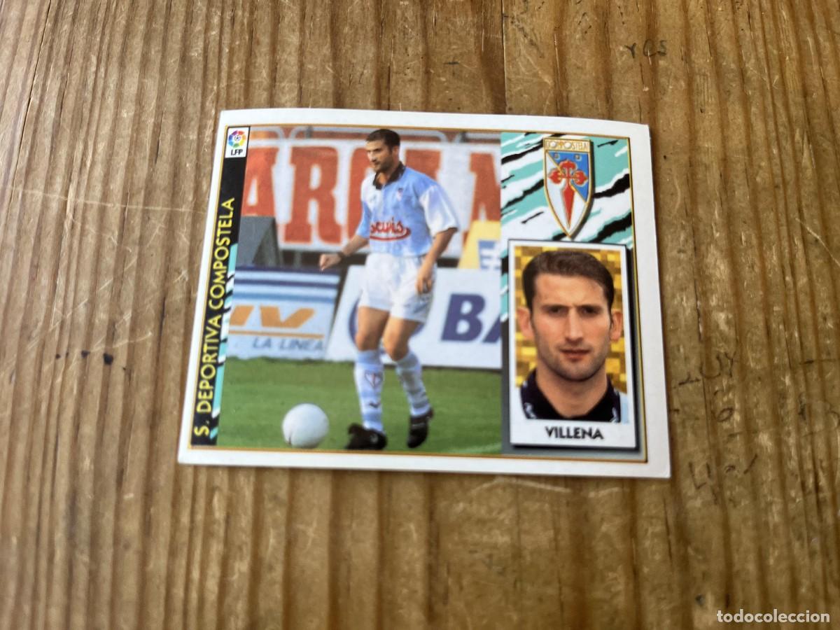 Figurine di Calcio: CROMO SIN PEGAR NUNCA PEGADO ALBUM LIGA ESTE 97 98 1997 1998 COMPOSTELA VILLENA