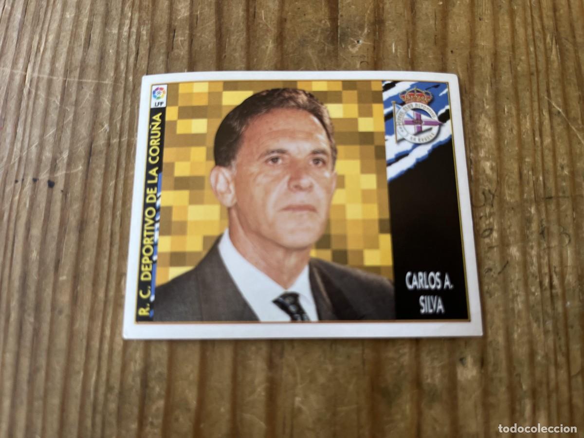 Fu&szlig;ball-Sticker: CROMO SIN PEGAR NUNCA PEGADO ALBUM LIGA ESTE 97 98 1997 1998 DEPORTIVO CORU&Ntilde;A ENTRENADOR SILVA