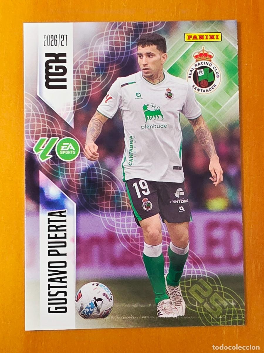 Cromos de f&uacute;tbol: 281 Gustavo Puerta, Racing de Santander, Panini Megacracks MGK 2026 2027 26 27