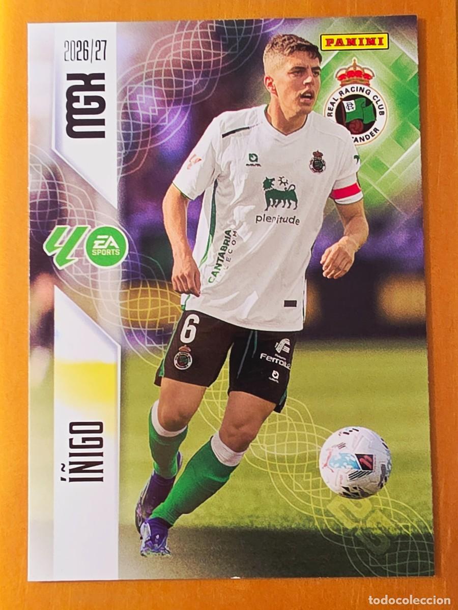 Cromos de f&uacute;tbol: 282 I&ntilde;igo Sainz-Maza, Racing de Santander, Panini Megacracks MGK 2026 2027 26 27