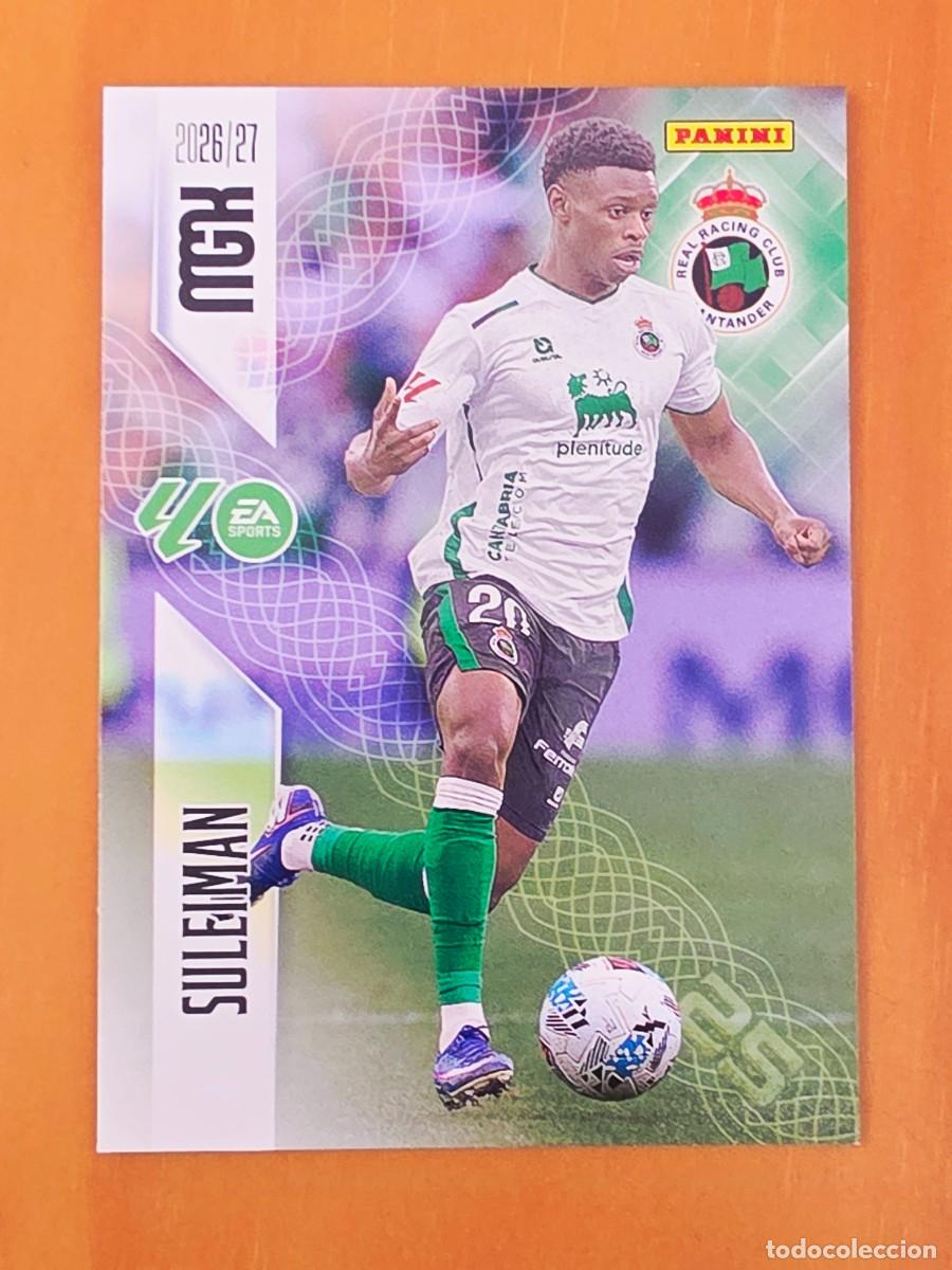 Cromos de f&uacute;tbol: 284 Suleiman Camara, Racing de Santander, Panini Megacracks MGK 2026 2027 26 27