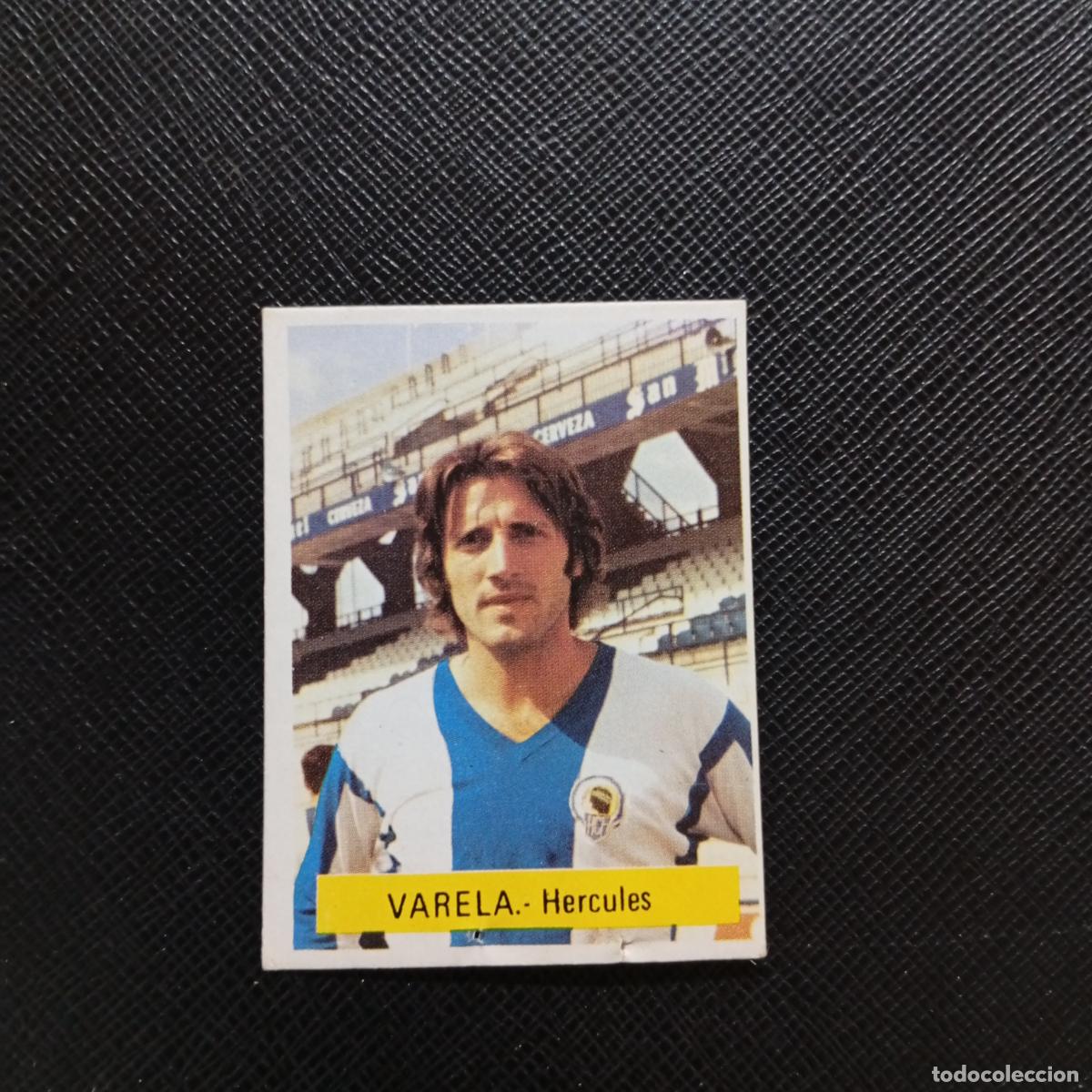 Cromos de f&uacute;tbol: VARELA HERCULES FINI 1975 1976 CROMO FUTBOL LIGA 75 76 - SIN PEGAR - A70 PG109